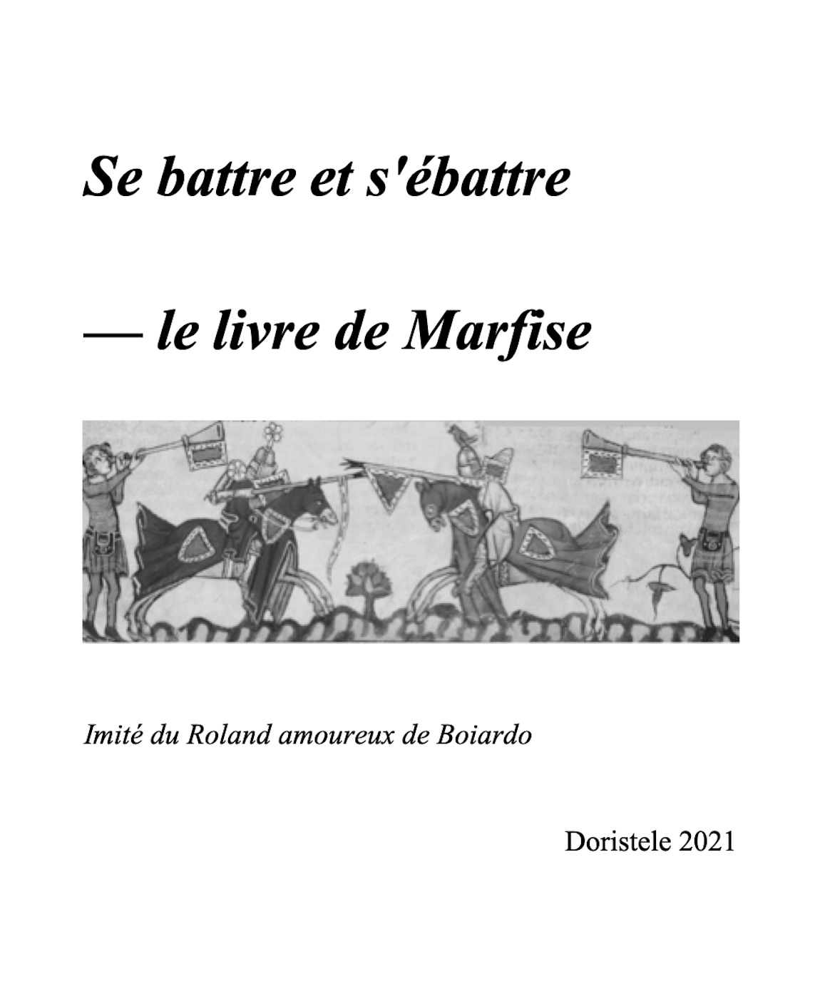 Le livre de Marfise